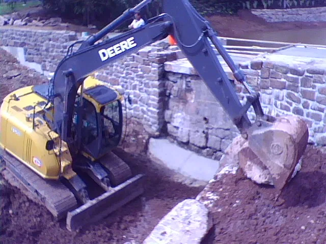 Choate Rosemary Hall dam stone masonry