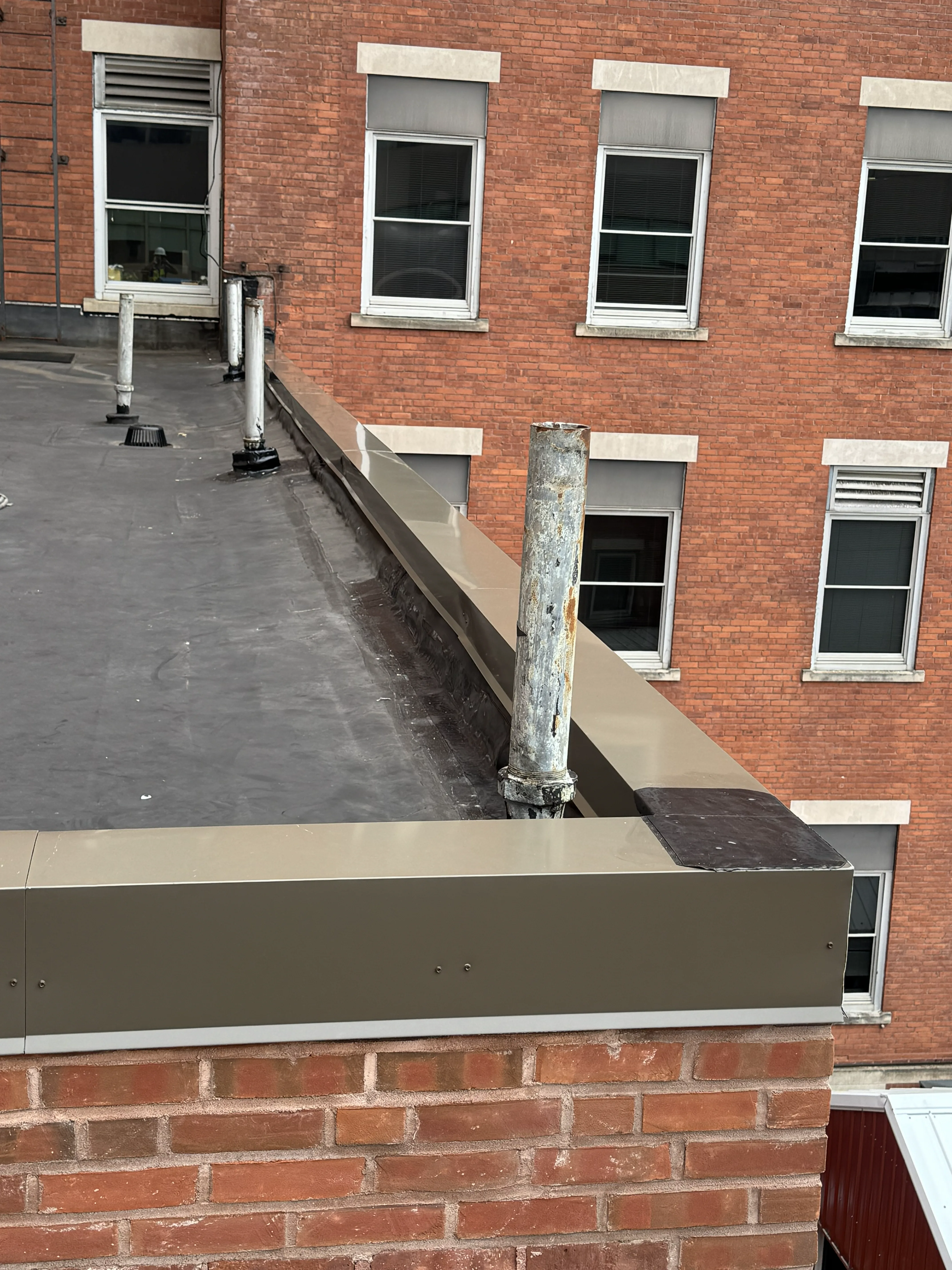 Commercial masonry parapet repair Waterbury CT